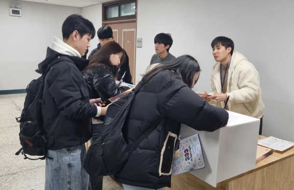 전입 유도 홍보 활동 모습