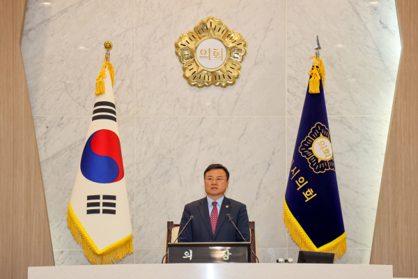 당진시의회, 제117회 임시회 개회 모습