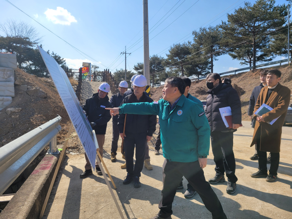 해빙기 재해복구 현장 방문