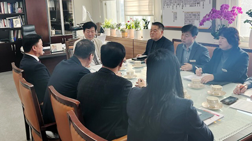 시청 부시장실에서 진행된 2025년 1분기 지방재정 신속집행 추진계획 보고회