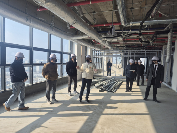 윤성국 사장, 해빙기 취약시설물 안전점검 진행 모습