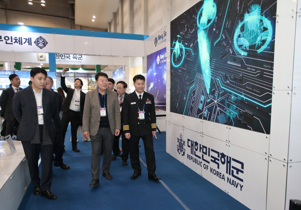 드론쇼코리아 홍보부스 운영 모습