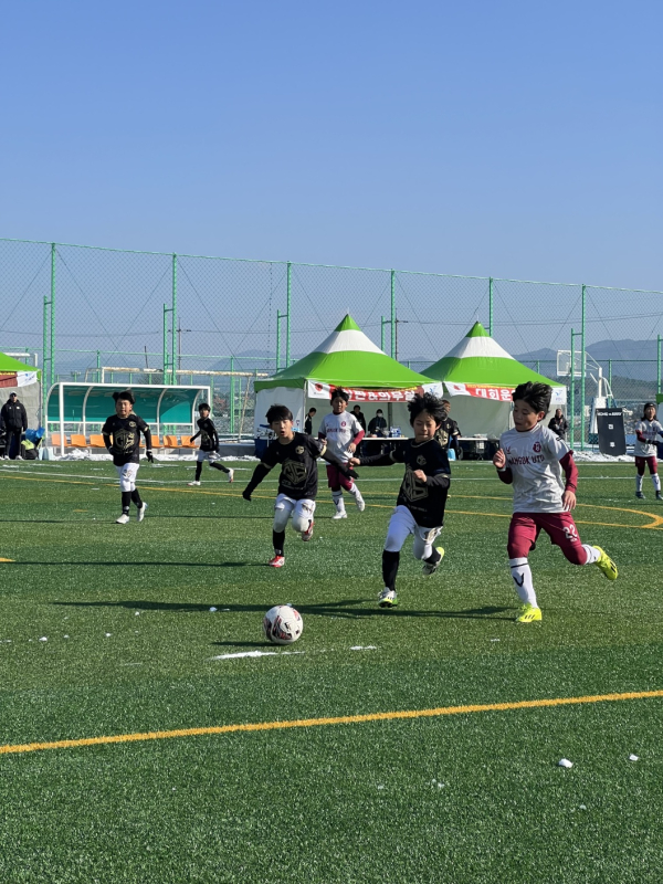 ‘2025 만세보령머드배 JS CUP U12&11 한국유소년 축구대회’ 경기 모습