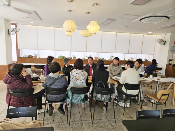 맨발 산책길 잡담 간담회 개최