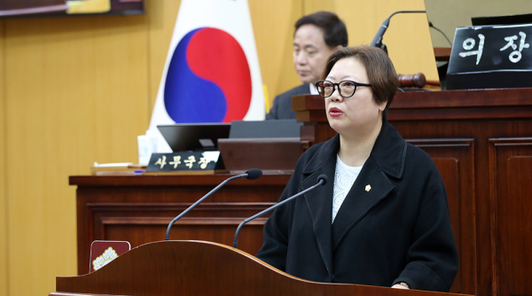 제303회 서산시의회 임시회 5분 자유 발언(가선숙 의원)