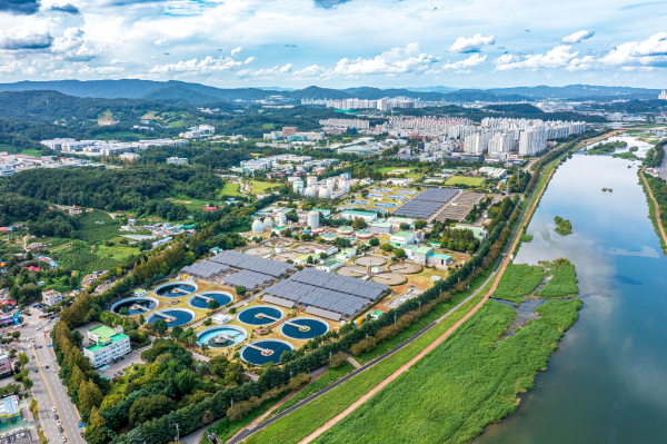 대전하수처리장 전경