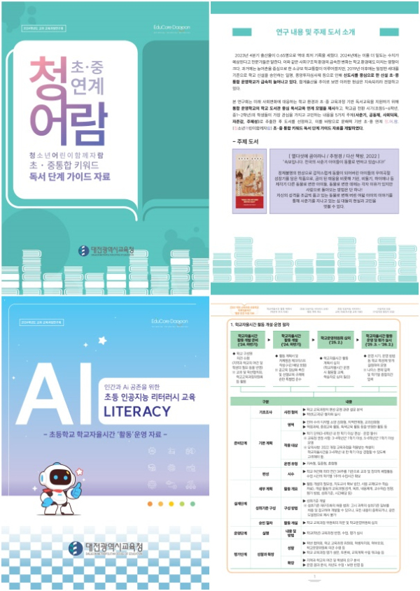 2022 개정 교육과정 지원 장학자료 7종 개발·보급