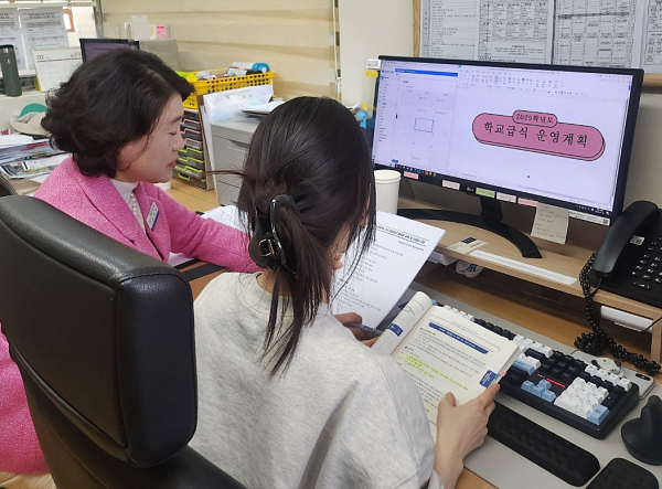 신규 영양교사 ‘1:1 찾아가는 맞춤형 컨설팅’ 진행 모습