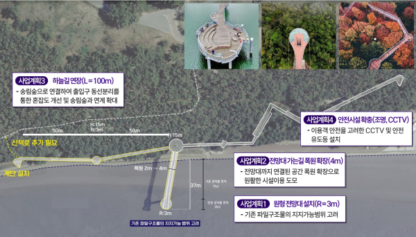 하늘길 조성사업 조감도