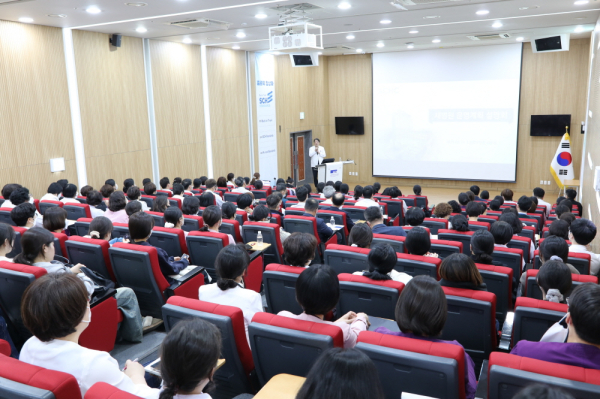 순천향대천안병원, 새병원 운영계획 설명회 개최 모습