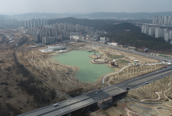 갑천생태호수공원 모습