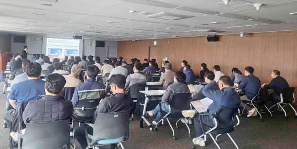 비산먼지·소음 저감 교육 진행 모습