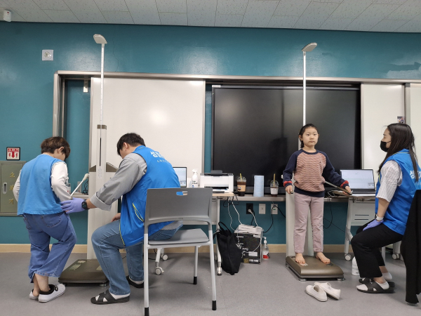 인공지능(AI) 기반 어린이 성장관리사업 운영 프로그램 진행 모습