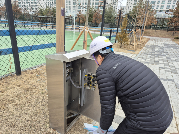 공공체육시설 전수 점검 모습