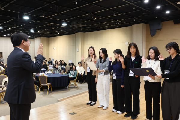 ‘2025년 지방공무원 신규 멘토링 결연식’개최 모습