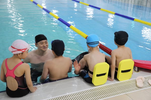 특수교육 학생 수영강의 운영 모습