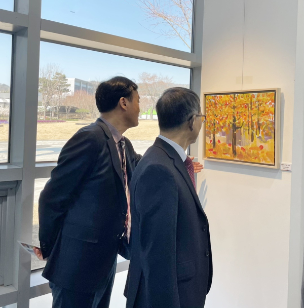 「우리 이야기 사계풍경(四季風景): 함께 그린 풍경」 전시회 개최 모습