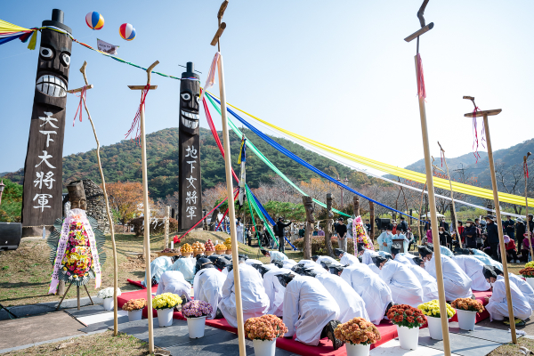 지난해 장승문화축제 진행 모습