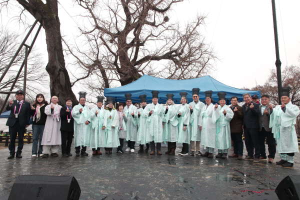 2025년 면천은행나무 목신제 사진