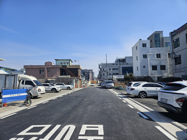 도시계획도로(만성세차장 일원)