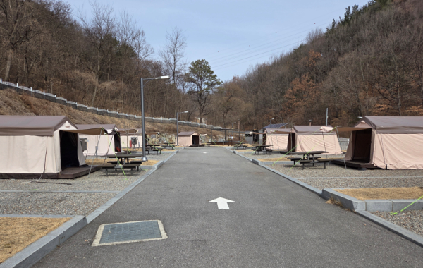 전월산국민여가캠핑장 전경