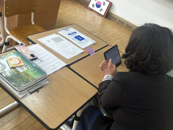 초·중학생 대상 맞춤형 학습 컨설팅 진행 모습