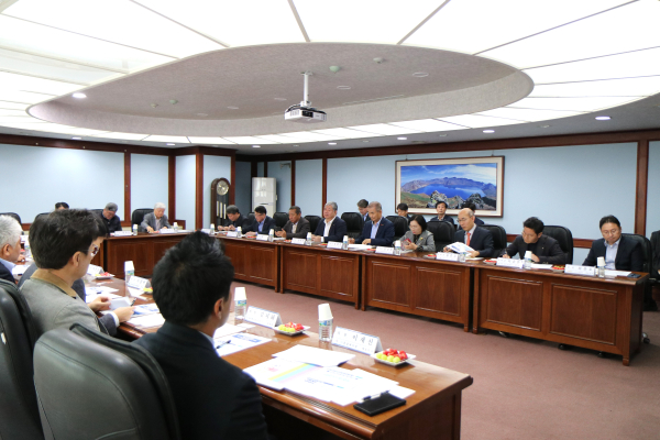 ‘제25대 보궐선거 당선 의원 초청 4월 회장단 회의’ 개최 모습