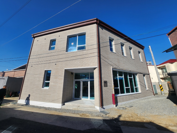 청양읍 읍내3리 마을회관 옆에 위치한 노노케어센터 전경