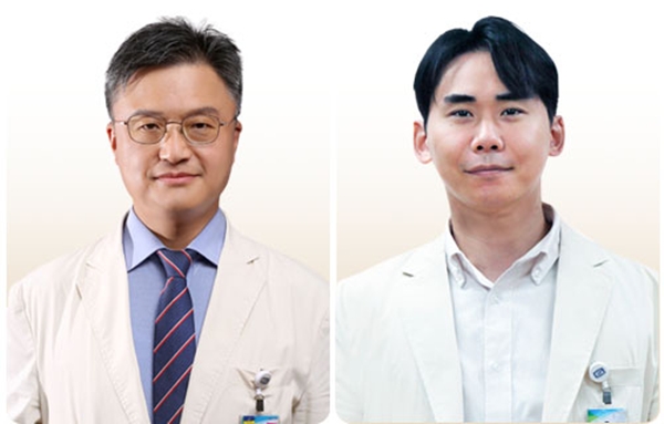 (왼쪽부터) 대전성모병원 지종훈, 김보성    교수