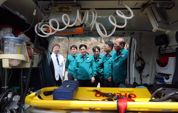 천안시의회, 단국대병원 방문 닥터헬기장 의료 현장 살펴