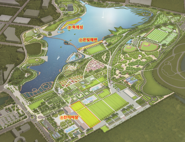 세종호수공원 및 중앙공원 내에 ‘그늘막(피크닉)존’ 본격 운영
