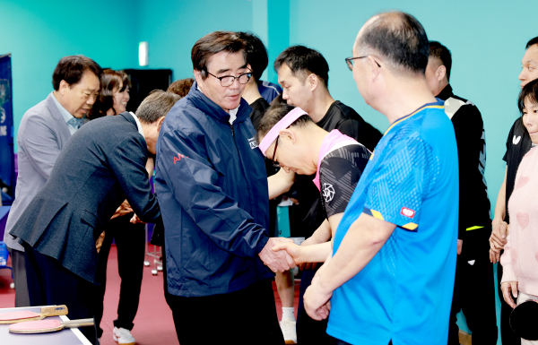 선수단 격려 사진