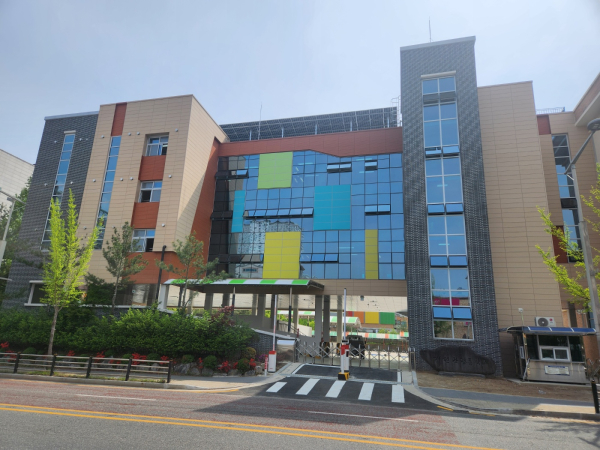 대전관평중 증축 전경