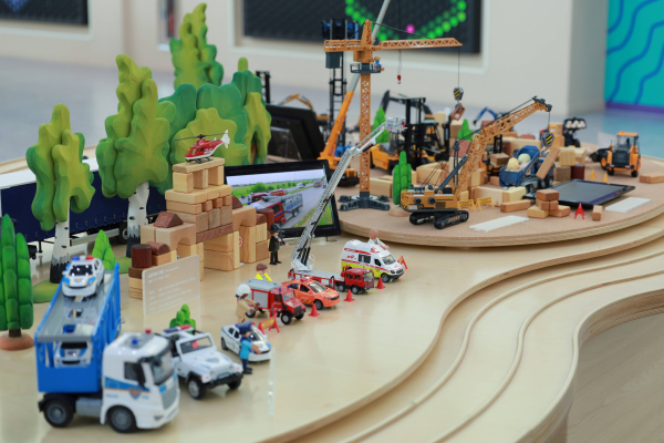 도시를 잇는 도구 전시물