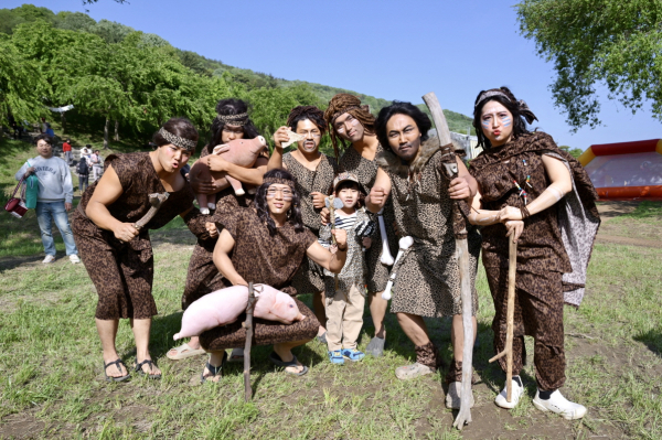 ‘제17회 공주 석장리 구석기 축제’ 체험 현장 모습