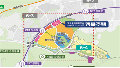해밀마을 행복주택 임대상가 42호 공급 (위치도)