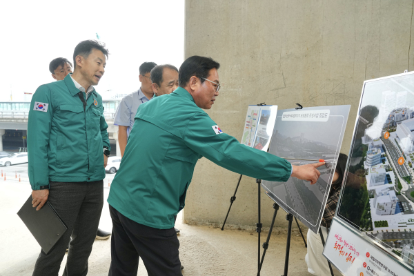 김석필 천안시장 권한대행 천안역세권 혁신지구 도시재생사업 현장 점검