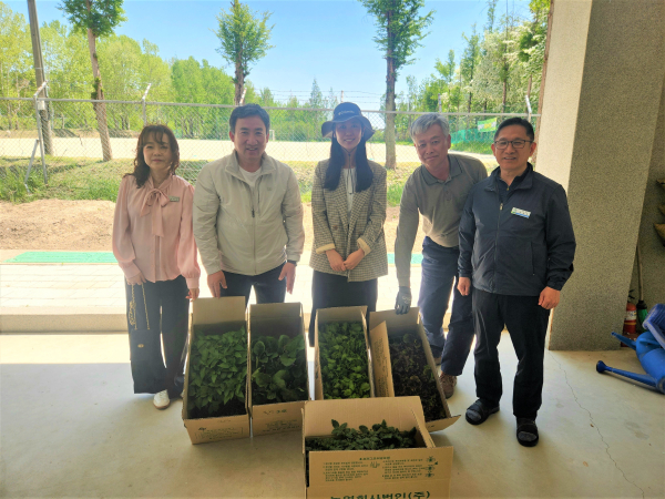 신탄진농협 관내학교 스쿨팜 조성 지원