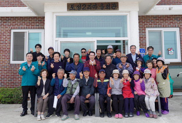​지난 14일, 이완섭 서산시장이 섬 지역 사업 추진 현장을 방문해 추진 현황 점검(우도)​