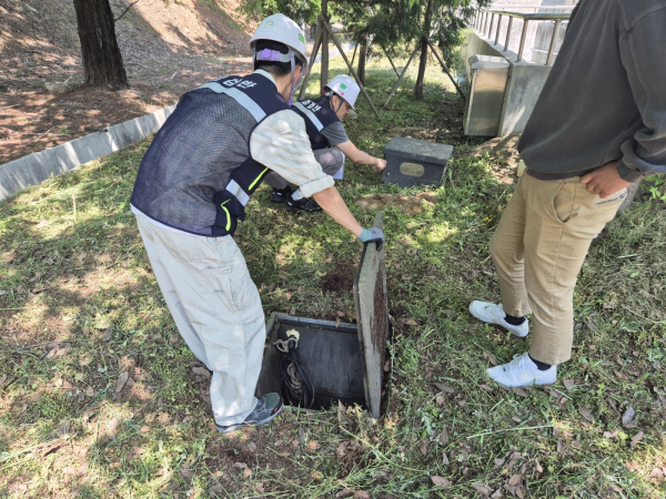 장마철 대비 시설·안전점검 진행 모습