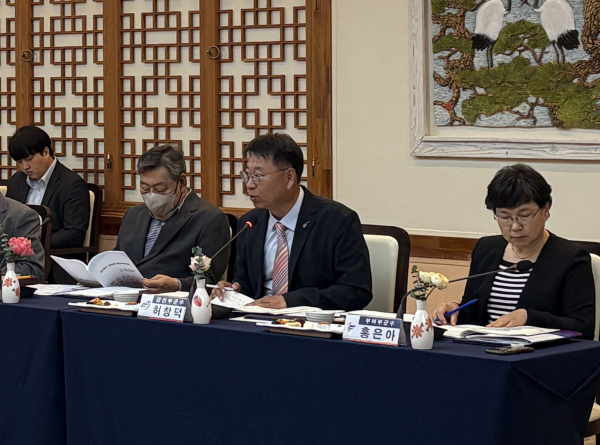 충남시장군수협의회 참석한 허창덕 부군수