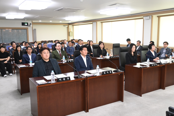 대덕구의회 본회의장 모습