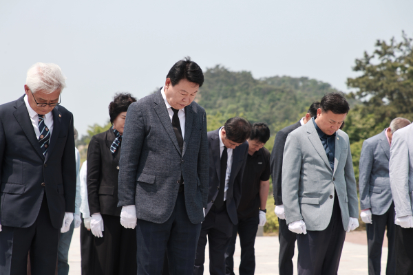 소난지도 의병항쟁 추모식 거행 모습