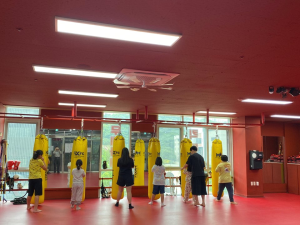 세종학생건강센터에서 비만 예방프로그램 튼튼교실이 진행되고 있다.