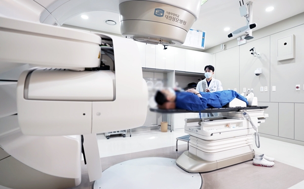 대전성모병원 바이탈빔 치료 모습