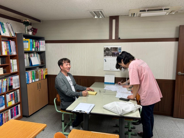 평생교육시설 특별지도·점검 진행 모습