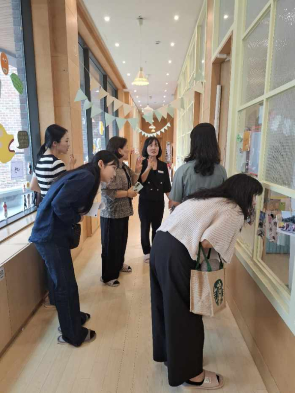 거점형 돌봄기관 현장점검 진행 모습