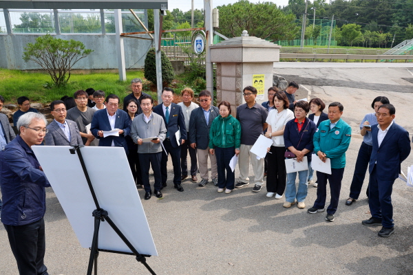 제120회 당진시의회 행정사무감사 대비 현장방문-신평면