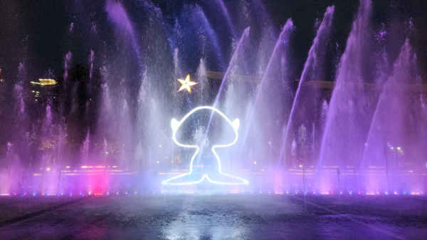 대전엑스포과학공원 한빛탑 광장에서 성황리에 열리고 있는 '비어게인 2025' 행사장 모습