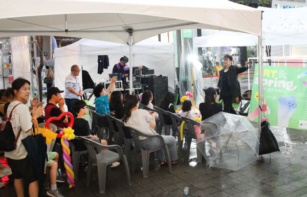 지난 20일,  대전 서구 아트페어 아트스프링 행사 현장